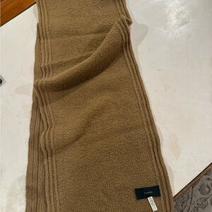 Zanone Tan Wool Scarf